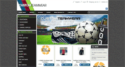 Desktop Screenshot of customteamwear.co.uk